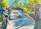 TMMD Karangasem: Jalan Beton 1,4 Km Hampir Tuntas, Harapan Warga Terwujud